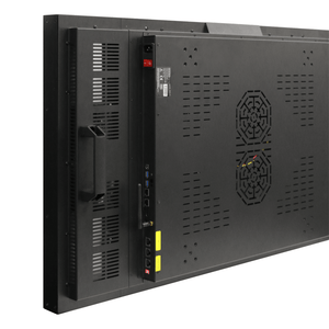 Back of the digital display screen with handles and ports