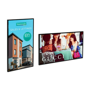 55" Wall Mounted Digital Advertising Screen for landscape and portrait display