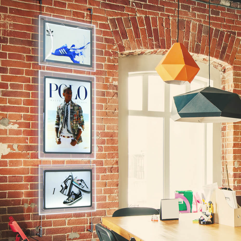 Led Display Mounted Inside Window LED Cable Kit Window Display Wall Mounted - Digini™