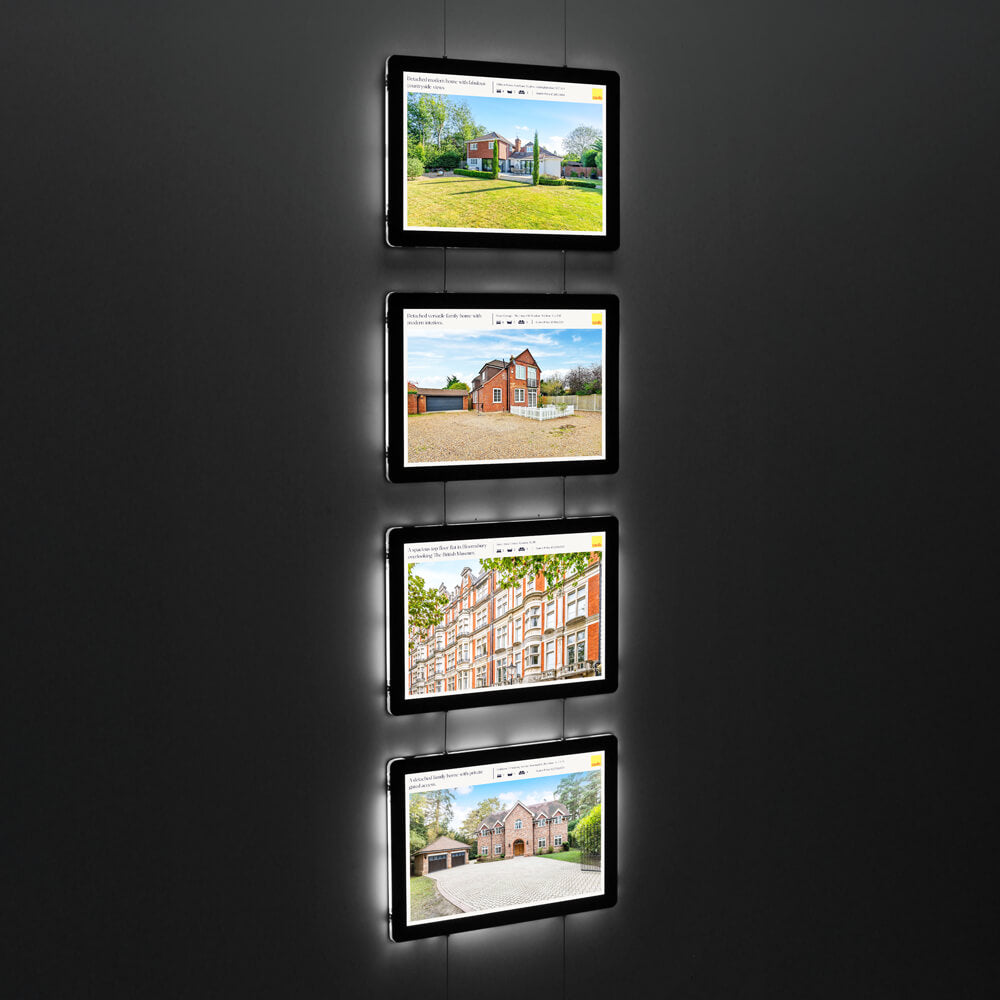 Premium LED Window Display Cable Kit Ceiling-Floor