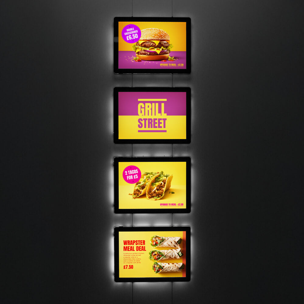 Premium LED Window Display Cable Kit Ceiling-Floor