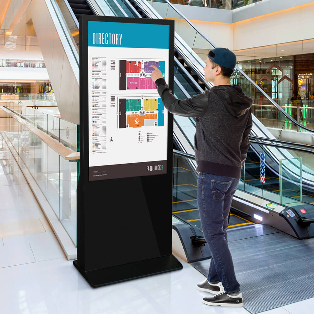 49" Touchscreen Digital Display Totem