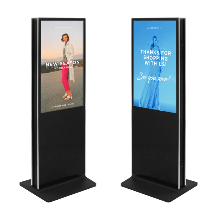 Double Sided Digital Display Totem - 43" - Digini